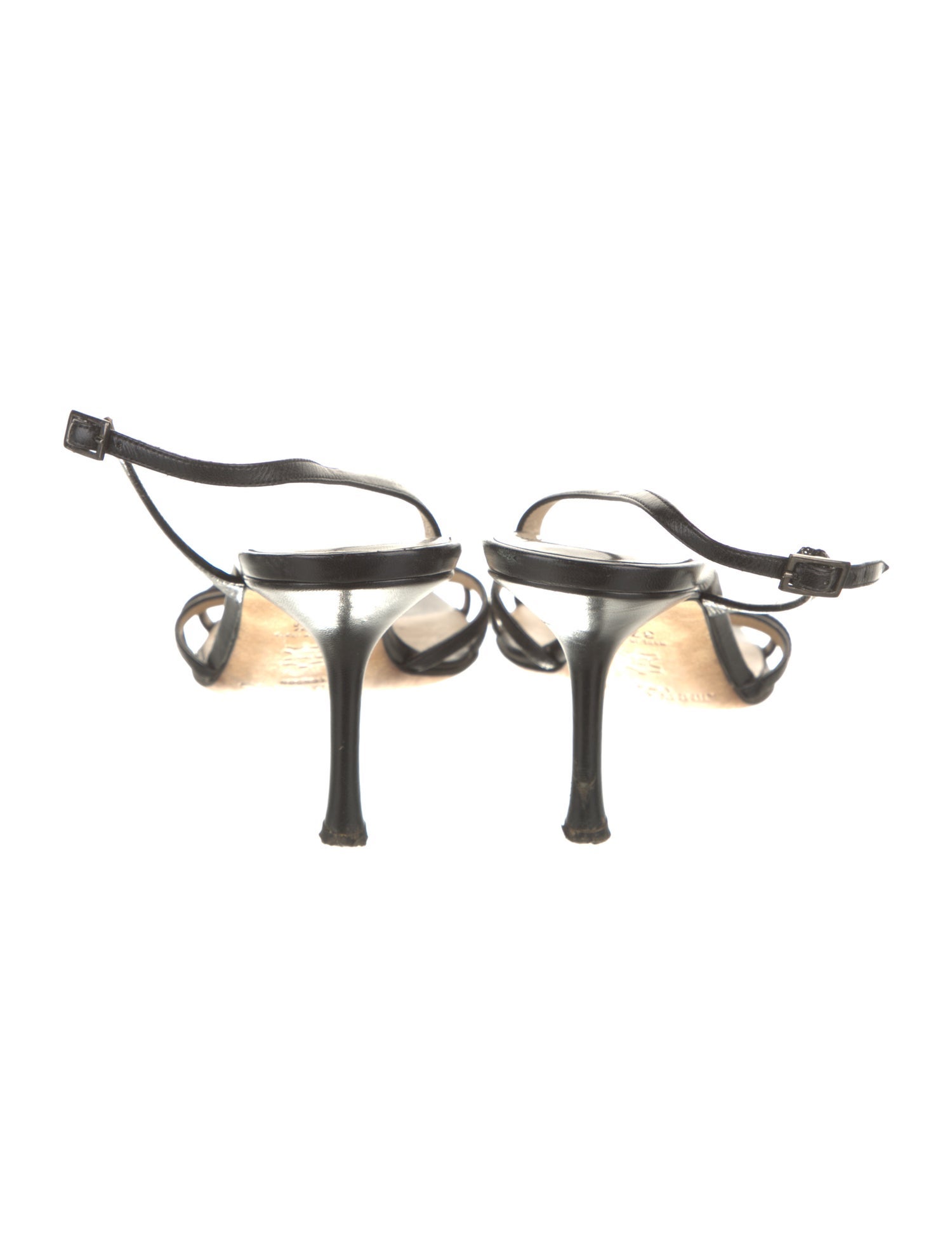 Jimmy Choo Leather Slingback Sandals