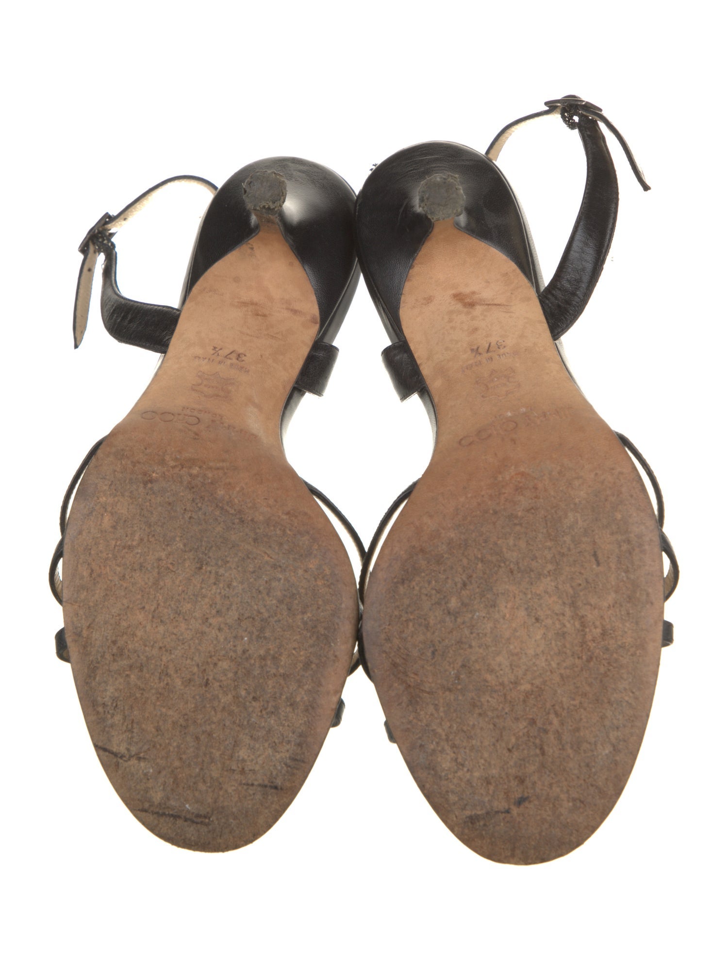 Jimmy Choo Leather Slingback Sandals