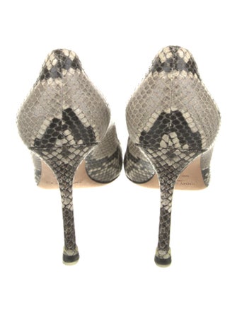 Jimmy Choo Leather Animal Print Pumps