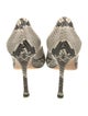 Jimmy Choo Leather Animal Print Pumps