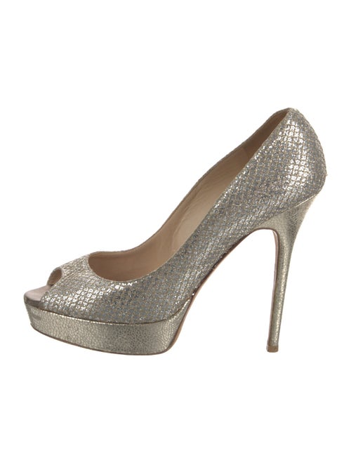 Jimmy Choo Glitter Glitter Accents Pumps