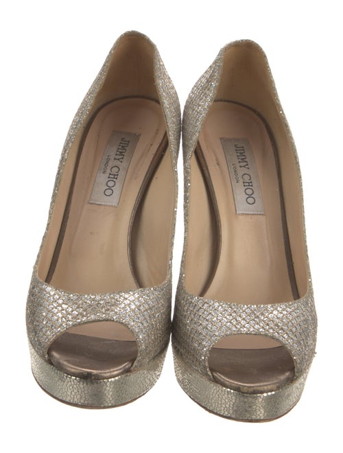 Jimmy Choo Glitter Glitter Accents Pumps