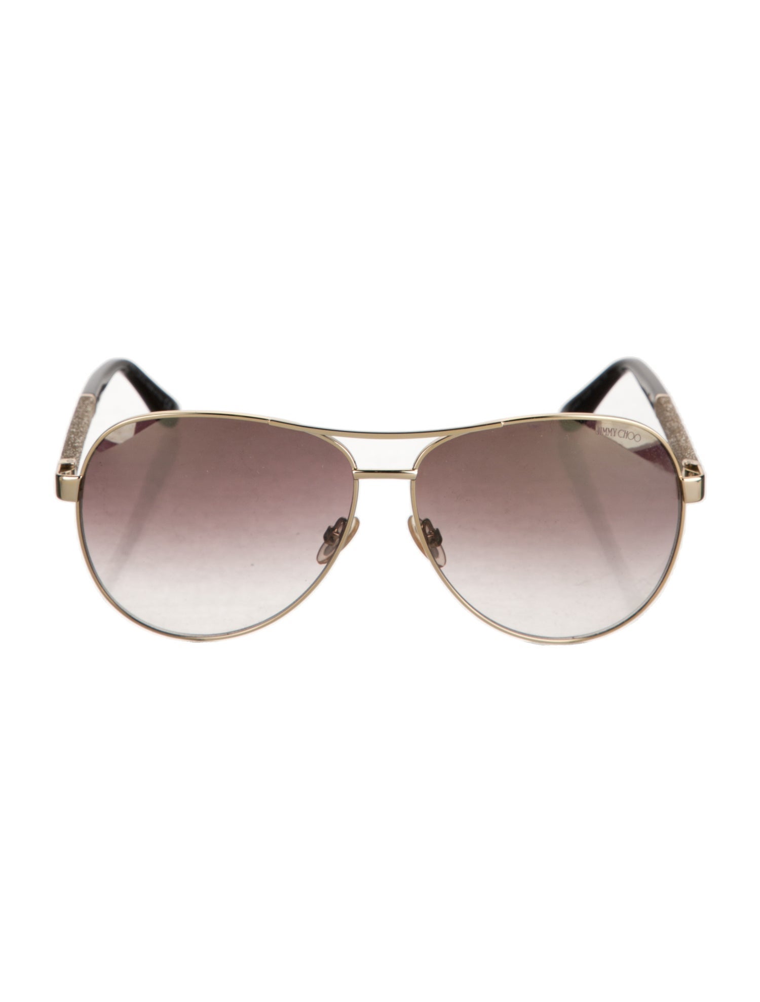 Jimmy Choo Aviator Gradient Sunglasses