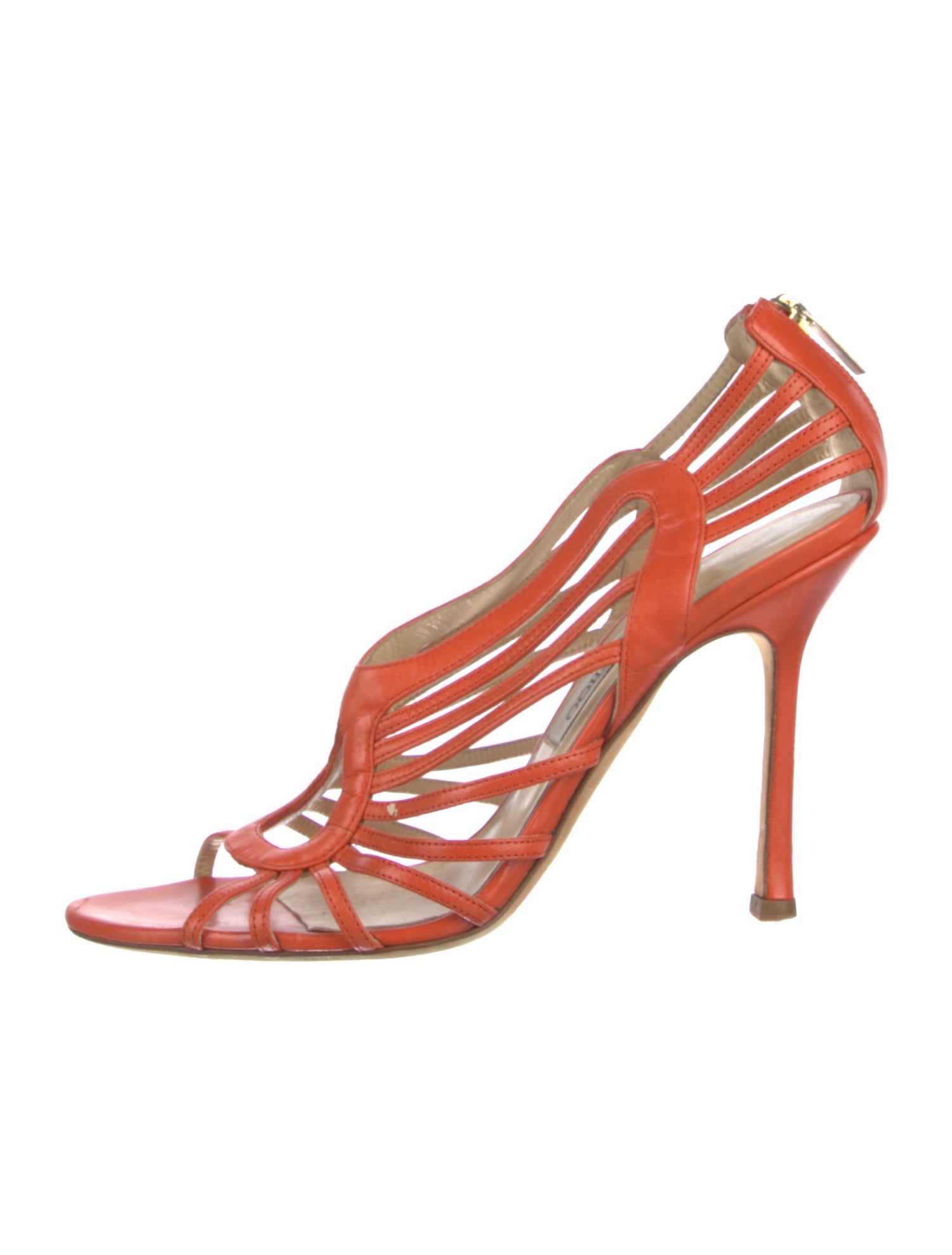 Jimmy Choo Leather Slingback Sandals