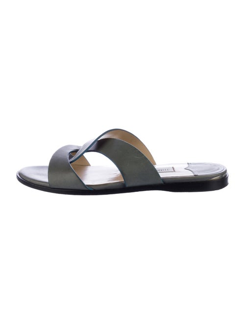 Jimmy Choo Leather Slides