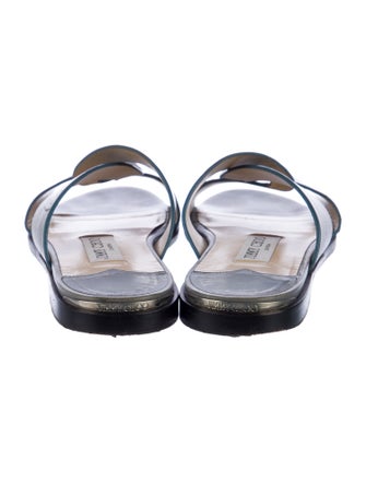 Jimmy Choo Leather Slides