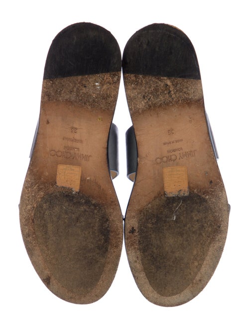 Jimmy Choo Leather Slides