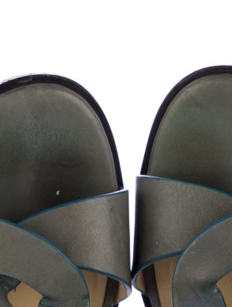 Jimmy Choo Leather Slides