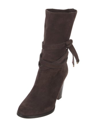 Jimmy Choo Suede Slouch Boots