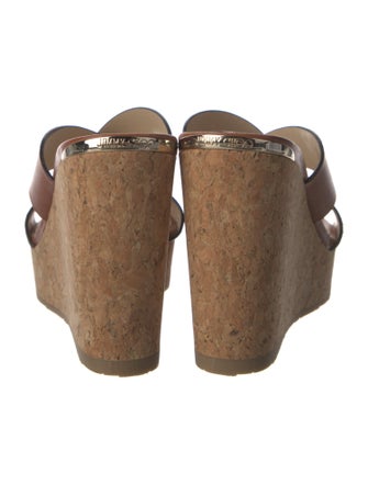 Jimmy Choo Leather Slides