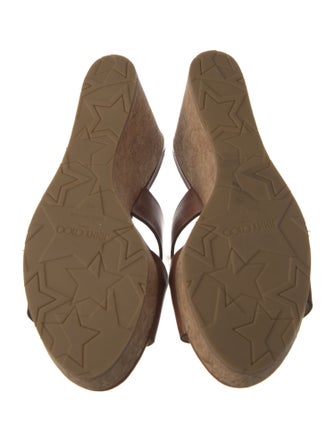 Jimmy Choo Leather Slides