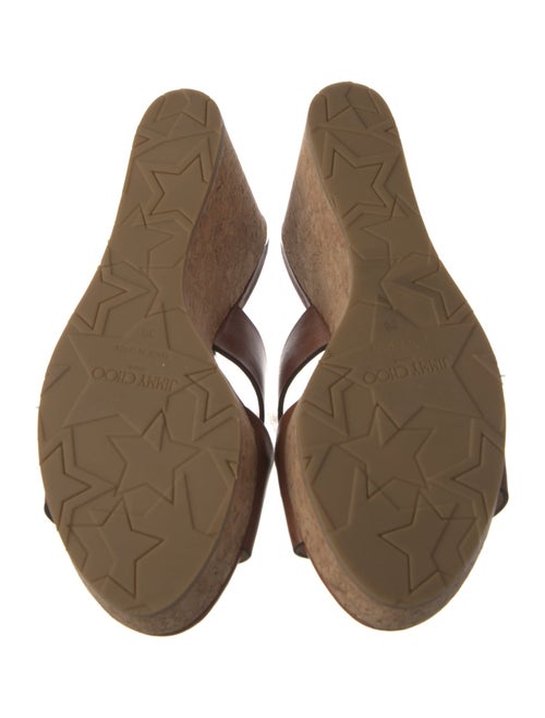 Jimmy Choo Leather Slides