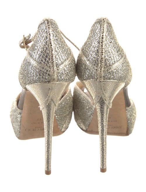 Jimmy Choo Glitter Glitter Accents D'Orsay Pumps