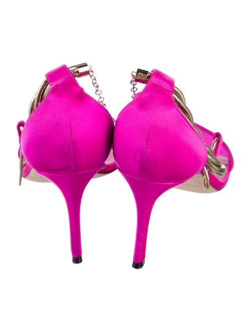 Jimmy Choo Satin T-Strap Pumps