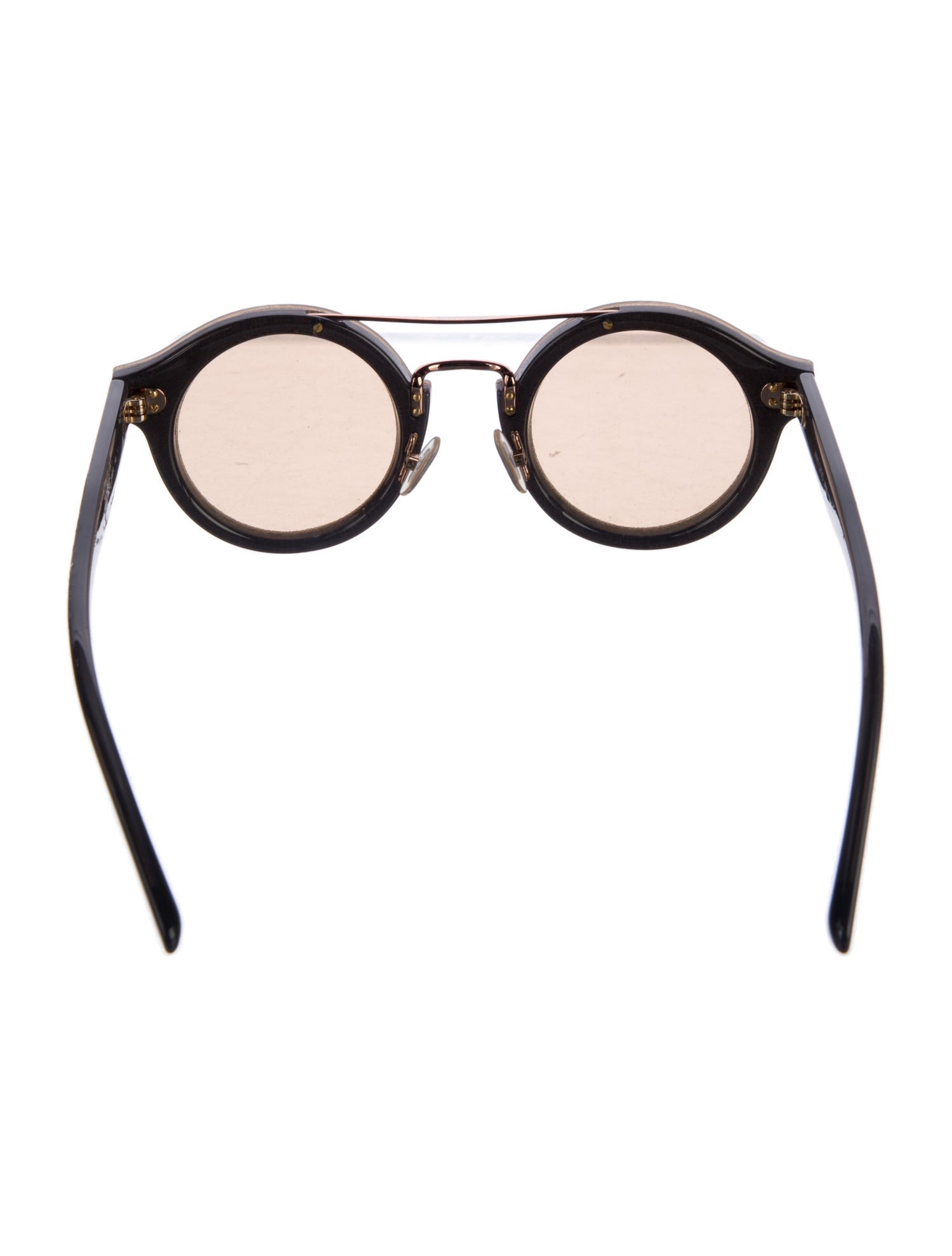 Jimmy Choo Round Mirrored Sunglasses