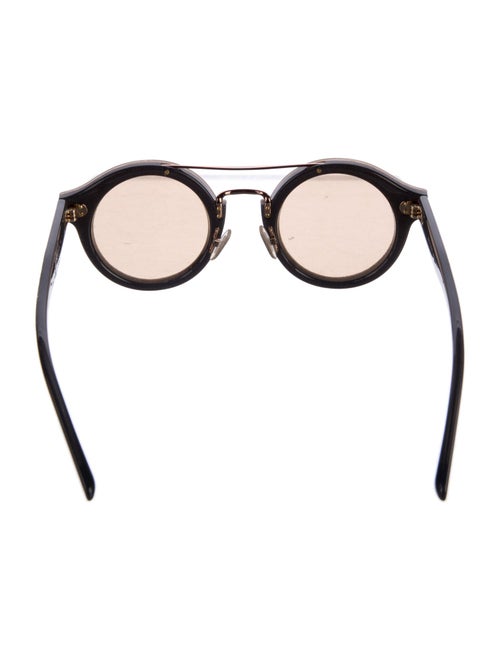Jimmy Choo Round Mirrored Sunglasses
