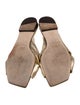 Jimmy Choo Leather Bow Accents Slides