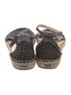 Jimmy Choo Suede Studded Accents Espadrilles