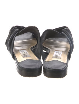 Jimmy Choo Leather Slides