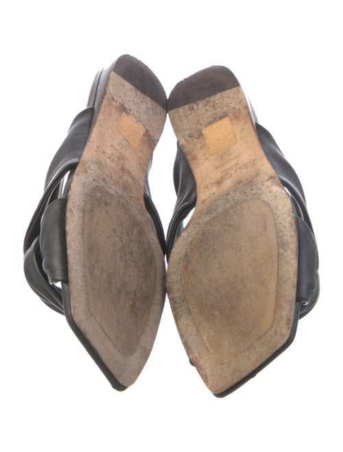 Jimmy Choo Leather Slides