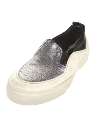 Jimmy Choo Rubber Colorblock Pattern Sneakers