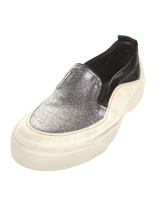 Jimmy Choo Rubber Colorblock Pattern Sneakers