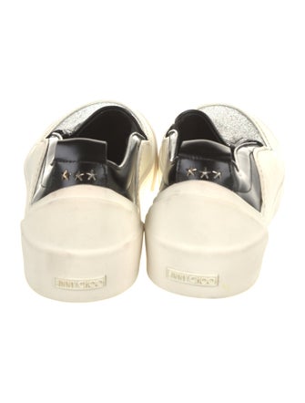 Jimmy Choo Rubber Colorblock Pattern Sneakers