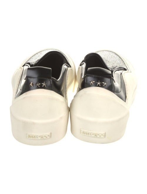 Jimmy Choo Rubber Colorblock Pattern Sneakers