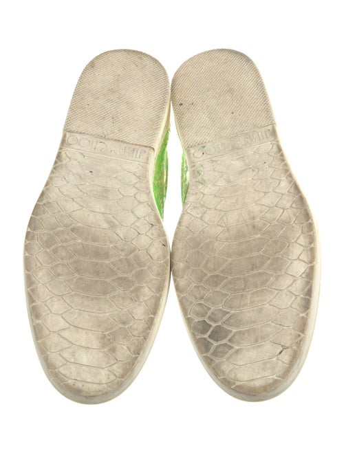 Jimmy Choo Leather Printed Sneakers