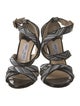 Jimmy Choo Leather Printed Sandals