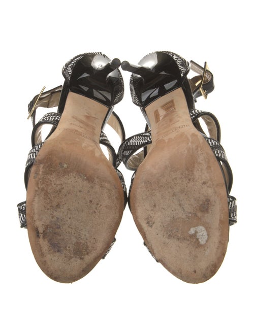 Jimmy Choo Leather Printed Sandals