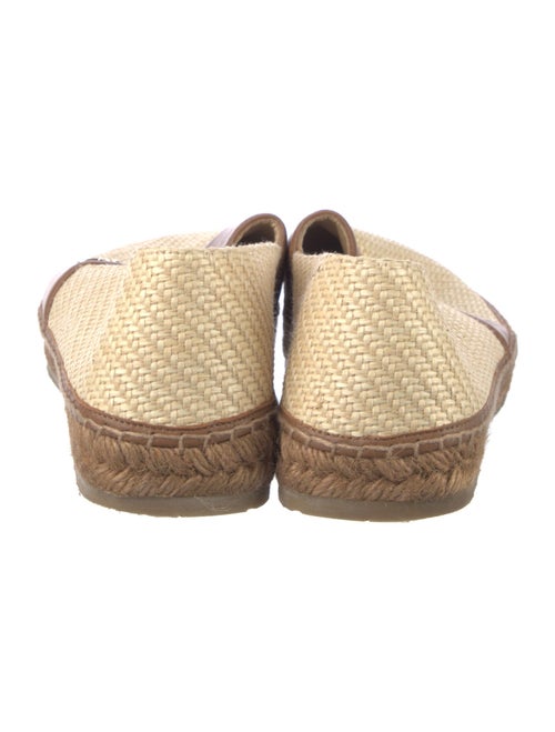 Jimmy Choo Straw Colorblock Pattern Espadrilles