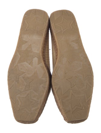 Jimmy Choo Straw Colorblock Pattern Espadrilles