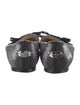 Jimmy Choo Velvet Bow Accents Flats