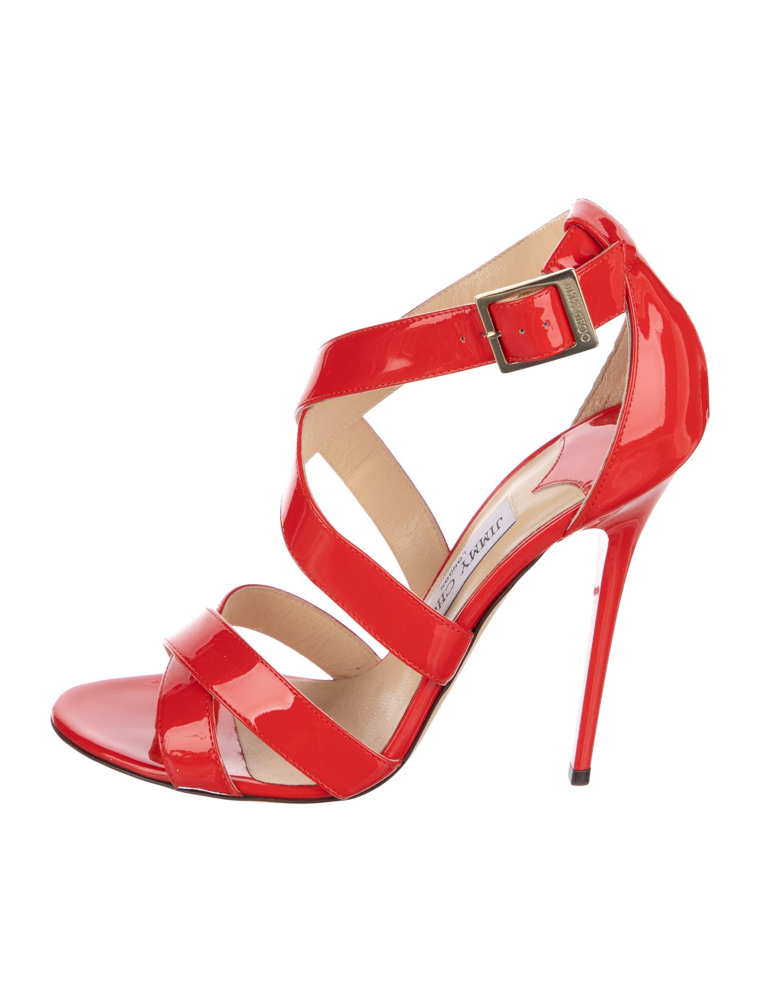 Jimmy Choo Patent Leather Sandals