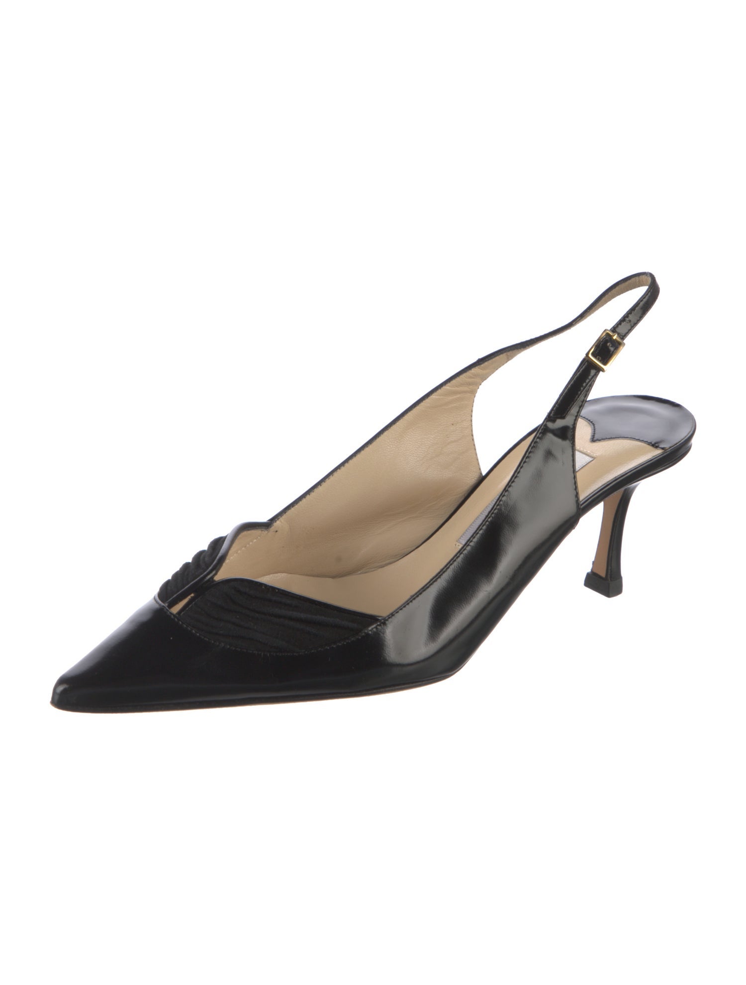 Jimmy Choo Leather Slingback Pumps