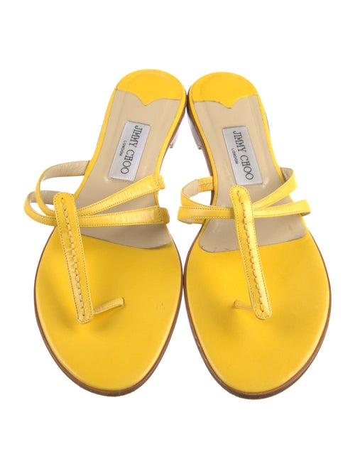 Jimmy Choo Leather Slides