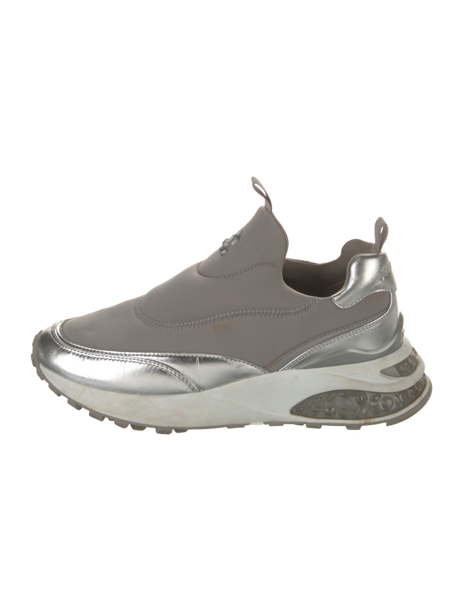 Jimmy Choo Leather Colorblock Pattern Athletic Sneakers