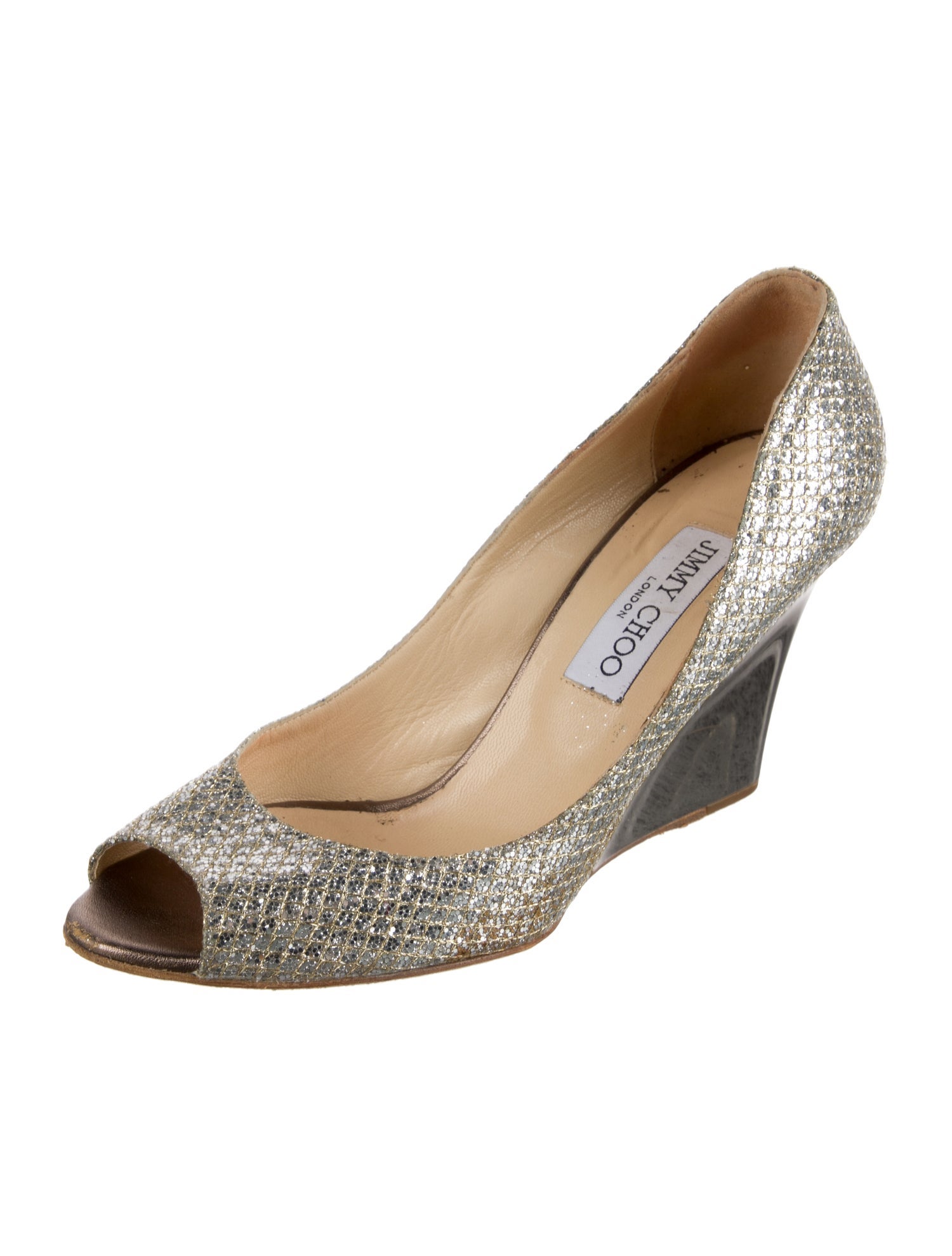 Jimmy Choo Glitter Pumps
