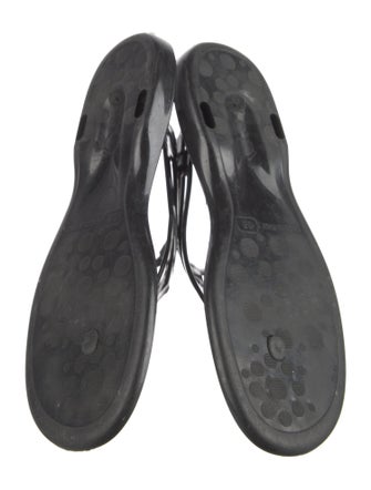 Jimmy Choo Rubber Studded Accents Gladiator Sandals