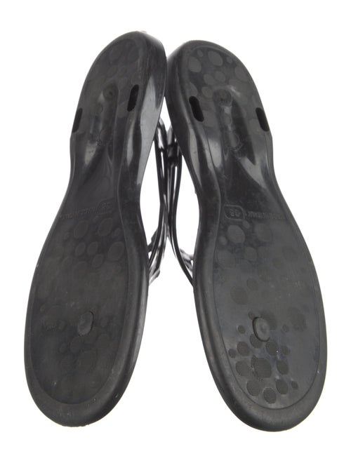 Jimmy Choo Rubber Studded Accents Gladiator Sandals