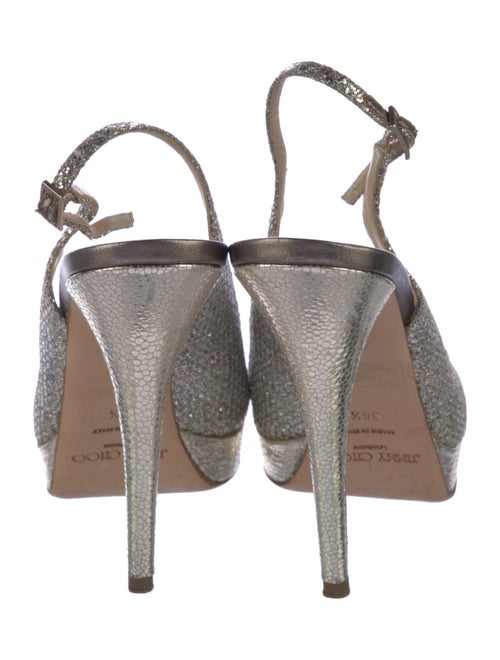 Jimmy Choo Glitter Slingback Pumps