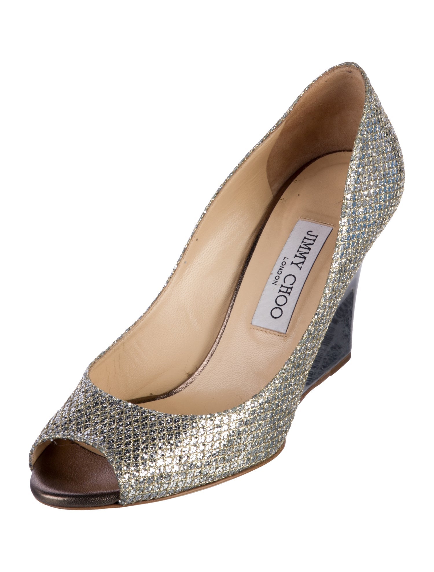 Jimmy Choo Glitter Glitter Accents Pumps