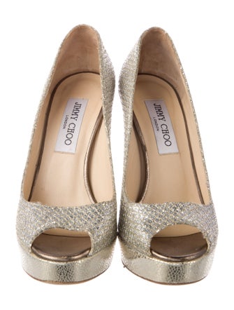 Jimmy Choo Glitter Pumps