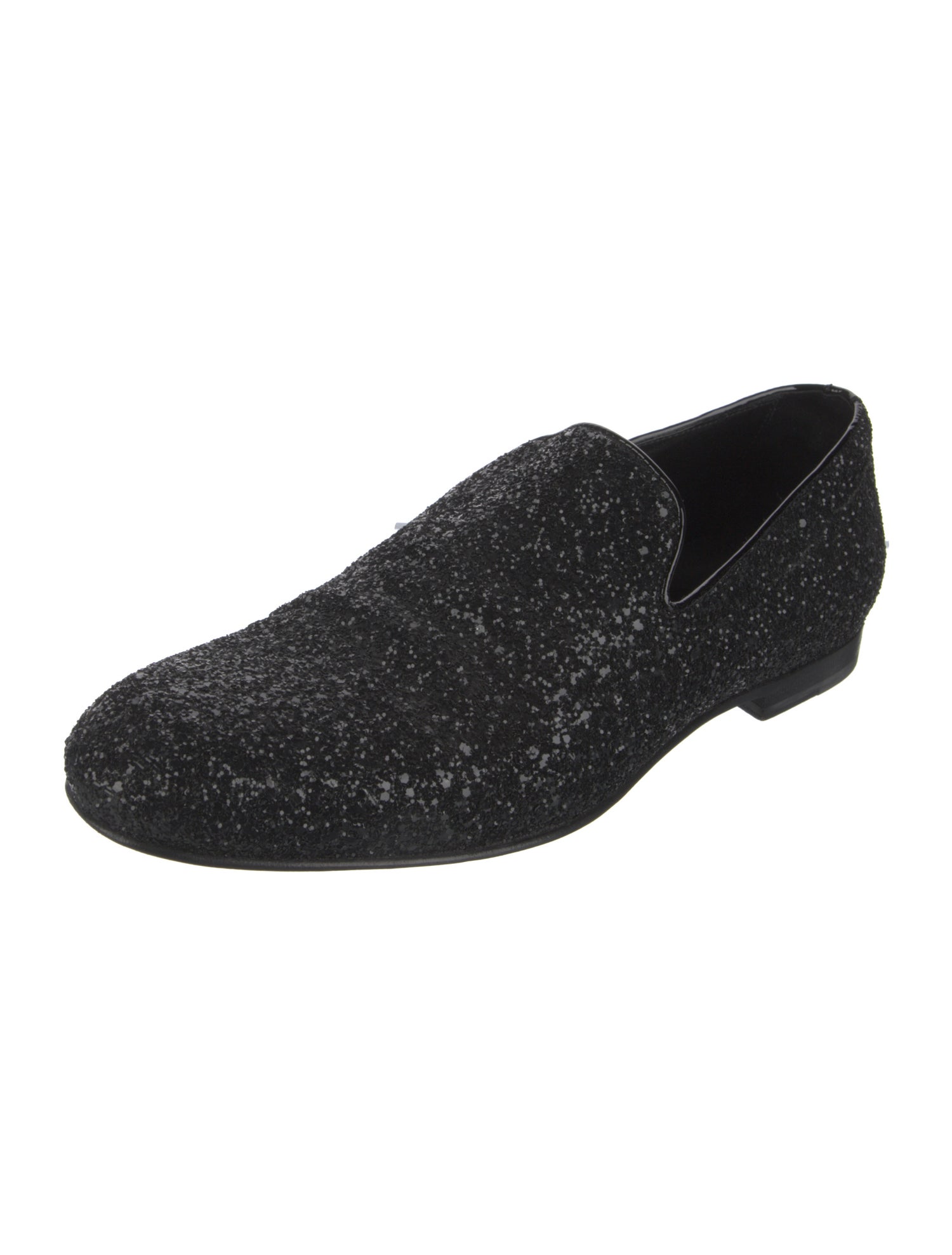 Jimmy Choo Glitter Glitter Accents Loafers