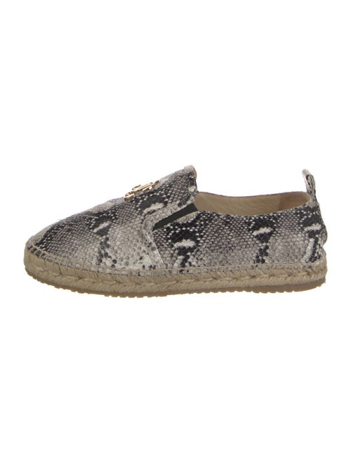 Jimmy Choo Snakeskin Animal Print Espadrilles