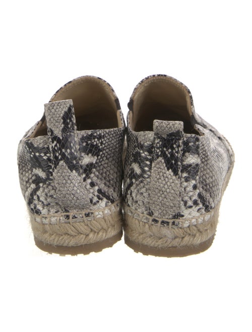 Jimmy Choo Snakeskin Animal Print Espadrilles