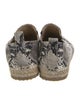 Jimmy Choo Snakeskin Animal Print Espadrilles