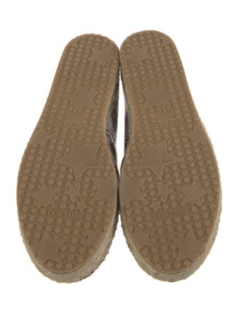 Jimmy Choo Snakeskin Animal Print Espadrilles