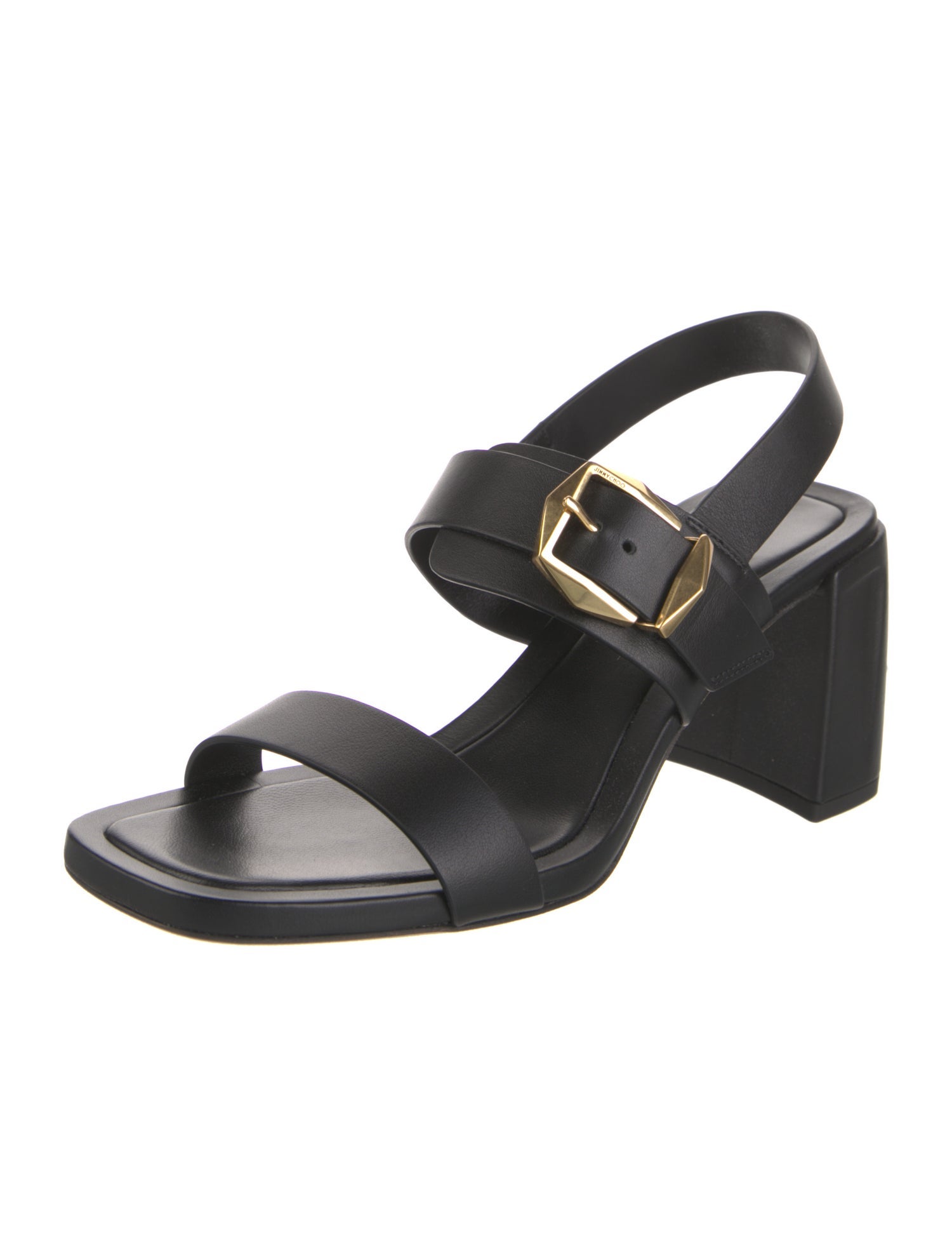 Jimmy Choo Leather Slingback Sandals w/ Tags